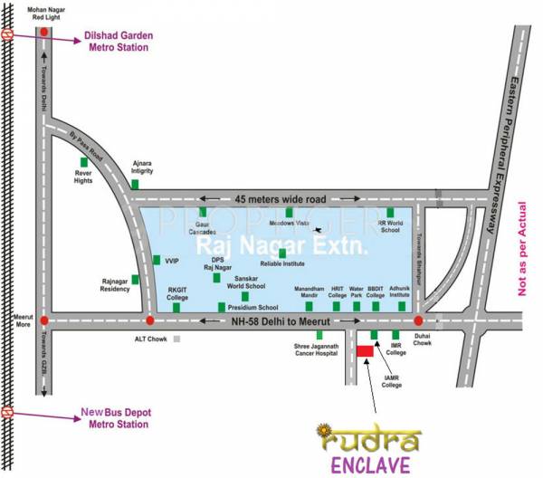 Images for Location Plan of RS Rudra Enclave Plots