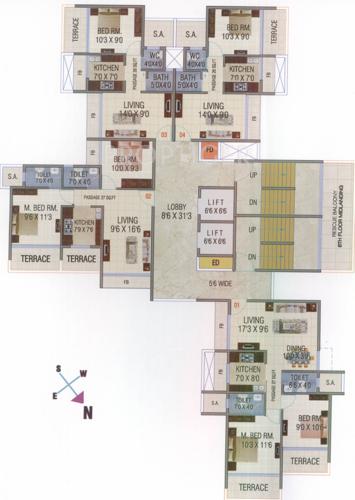 Images for Cluster Plan of Kalpavruksha Aura