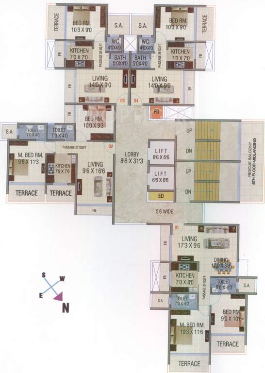 Images for Cluster Plan of Kalpavruksha Aura