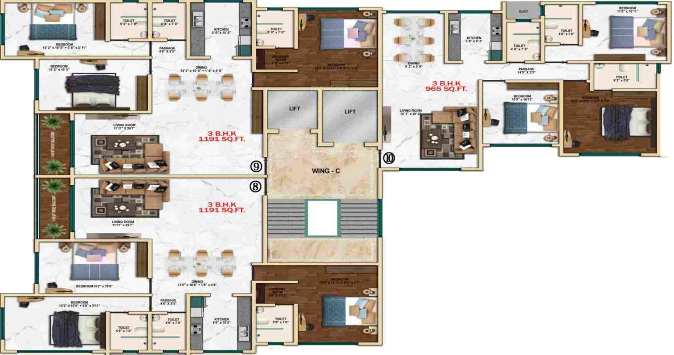  shubhada Images for Cluster Plan of Bajaj Bajaj Shubhada