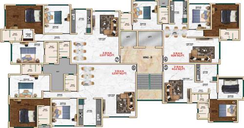  shubhada Images for Cluster Plan of Bajaj Bajaj Shubhada