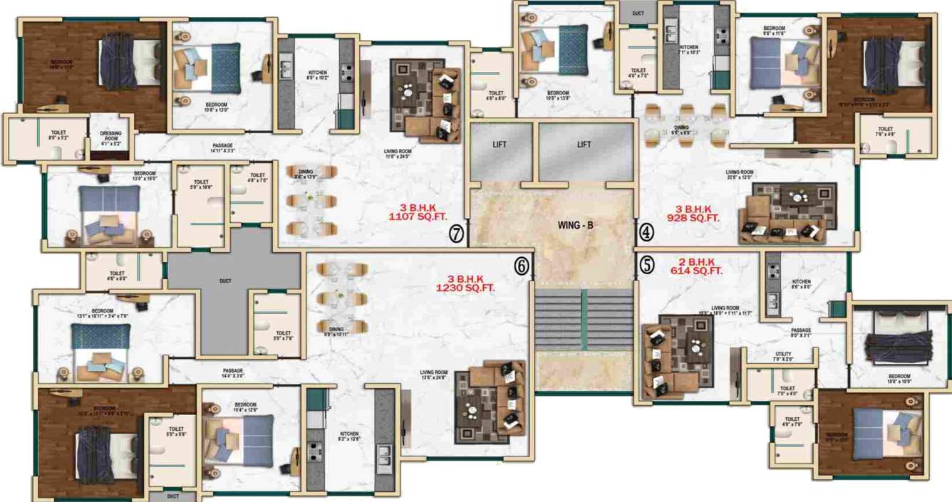  shubhada Images for Cluster Plan of Bajaj Bajaj Shubhada