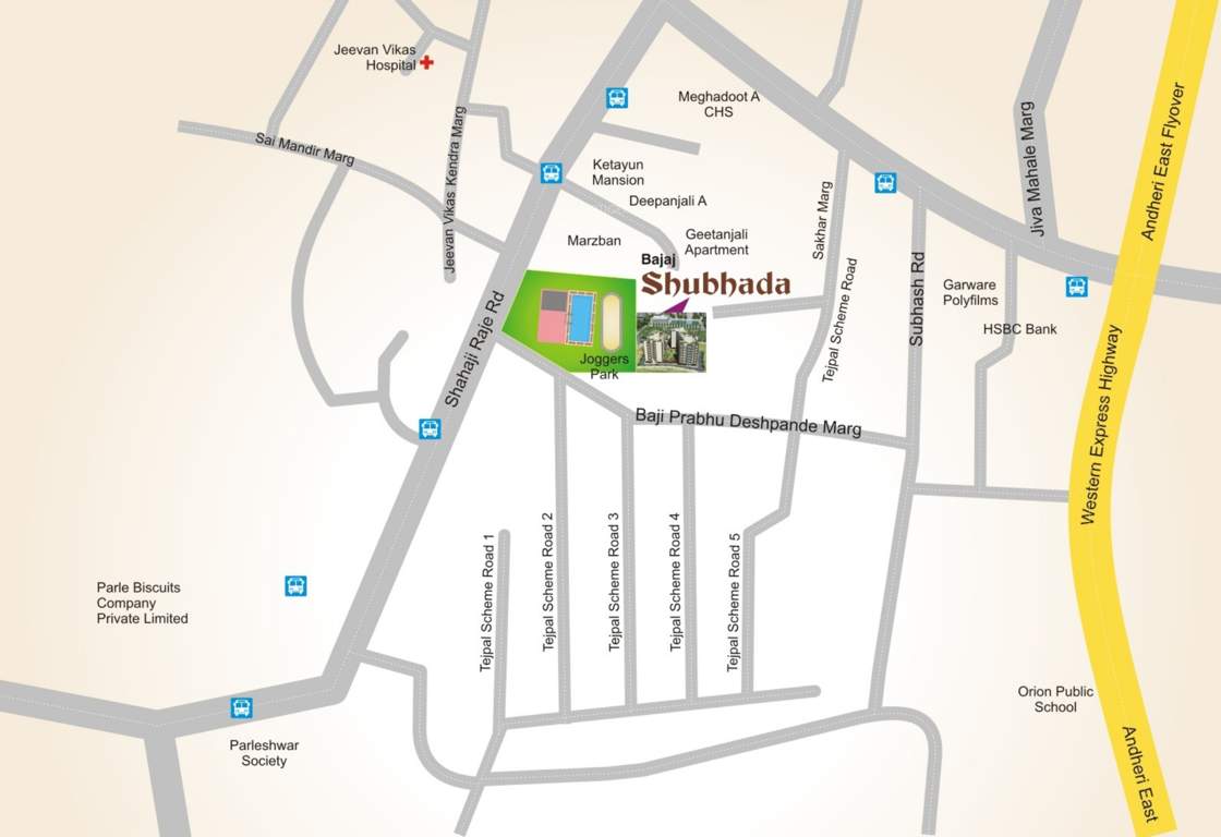 shubhada Images for Location Plan of Bajaj Bajaj Shubhada