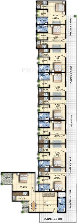 Images for Cluster Plan of Vrg Infratech and Devlopers Vivaan Heights