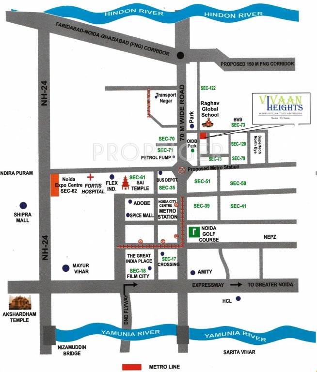 Images for Location Plan of Vrg Infratech and Devlopers Vivaan Heights