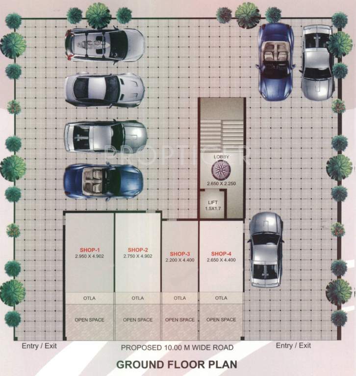 apartment Images for Cluster Plan of Pruthvi Apartment