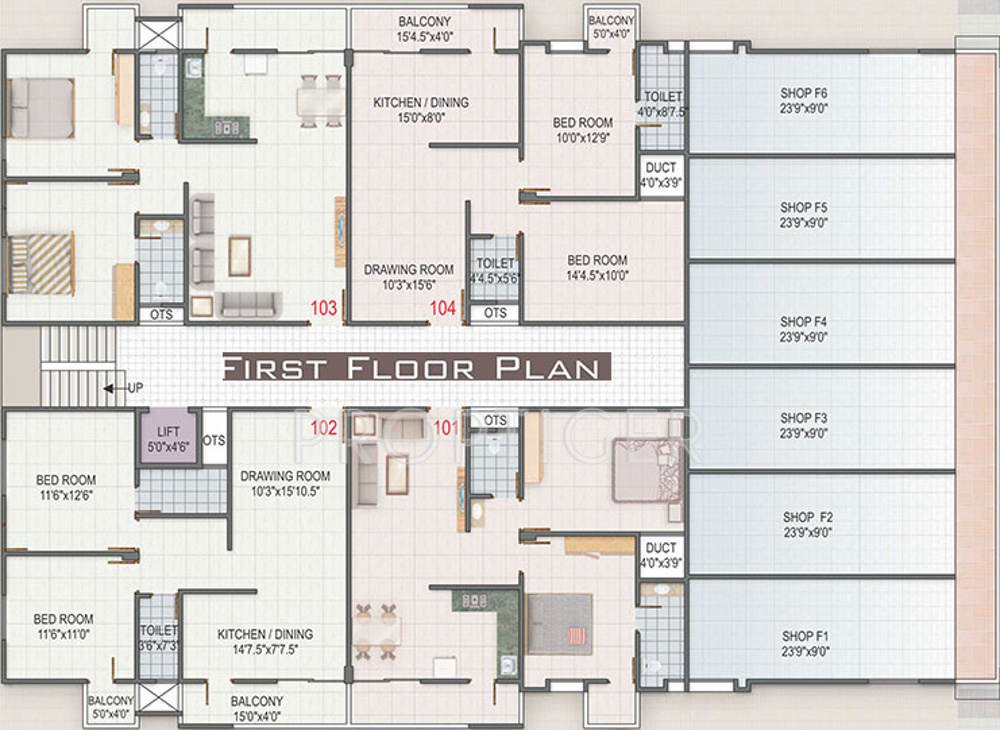 Images for Cluster Plan of Ashirvad Radha Mohan
