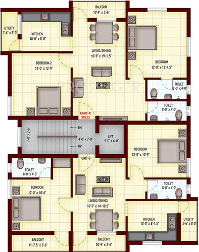 Images for Cluster Plan of Aashirwad Panache