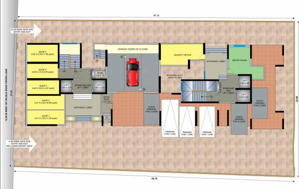 Images for Cluster Plan of Sumit Hendre Residency