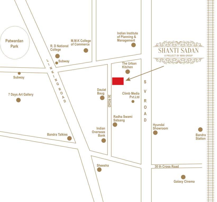  shanti sadan Images for Location Plan of Man Shanti Sadan