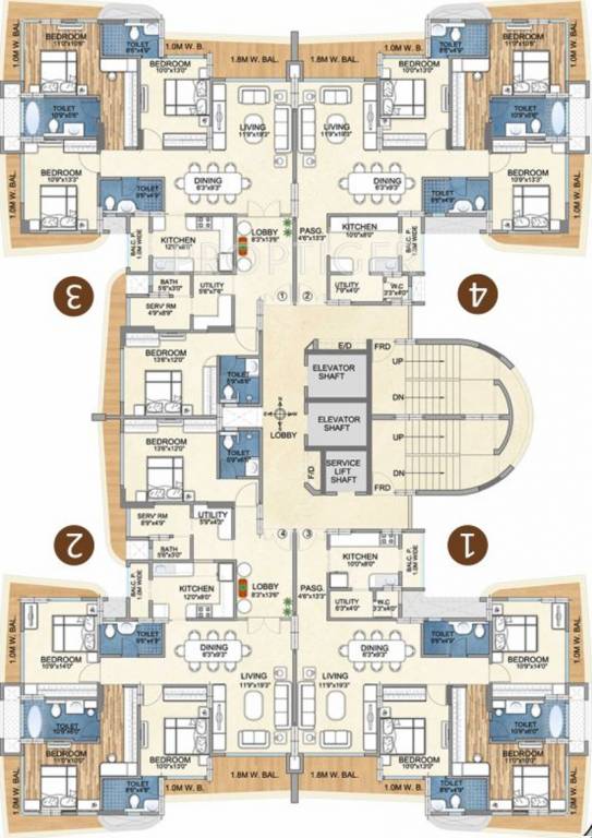 Images for Cluster Plan of Vinayak Platina