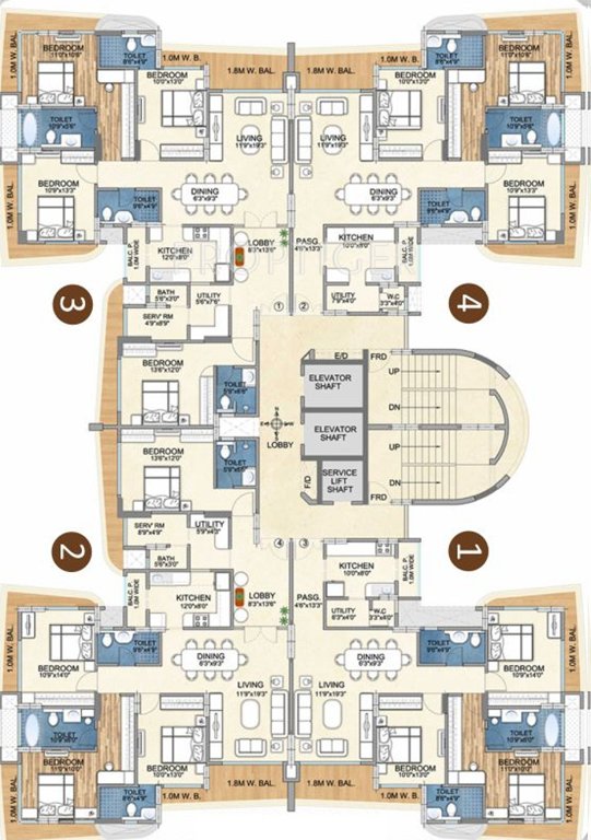 Images for Cluster Plan of Vinayak Platina