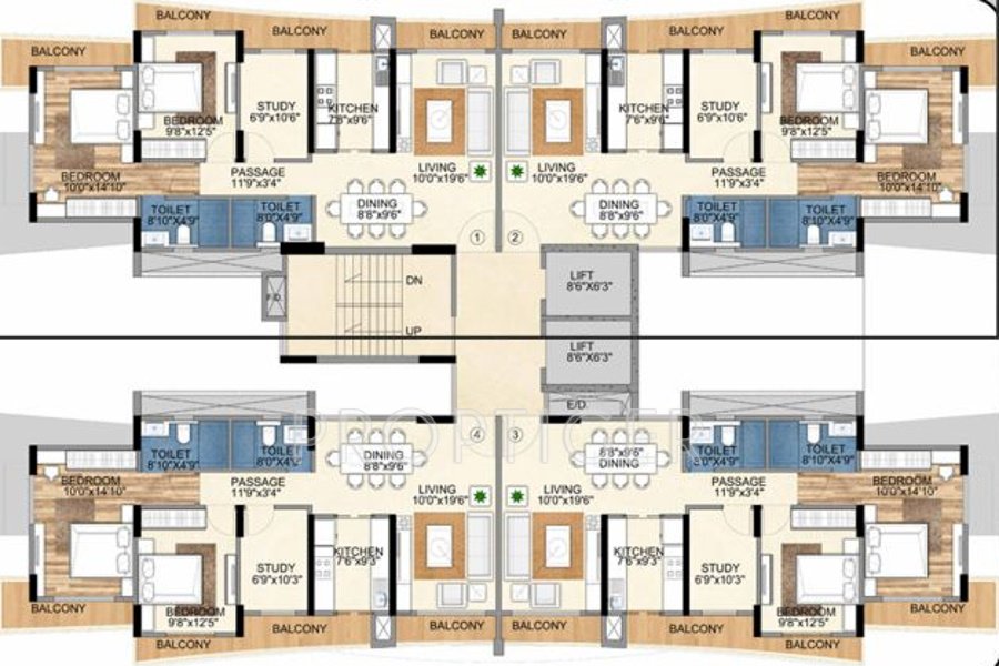Images for Cluster Plan of Vinayak Platina