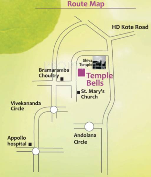 Images for Location Plan of MMG Temple Bells Images for Location Plan of MMG Temple Bells