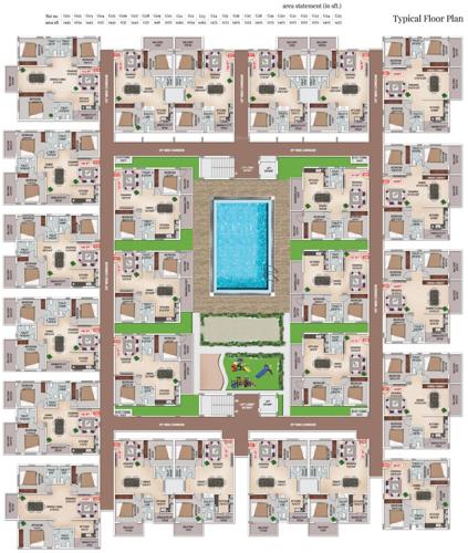  eternia Images for Cluster Plan of Aashrayaa Eternia