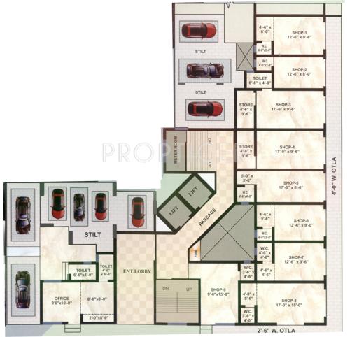  heights Images for Cluster Plan of Vimal Heights