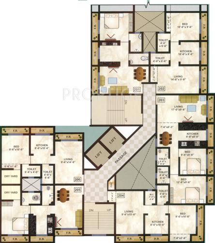  heights Images for Cluster Plan of Vimal Heights