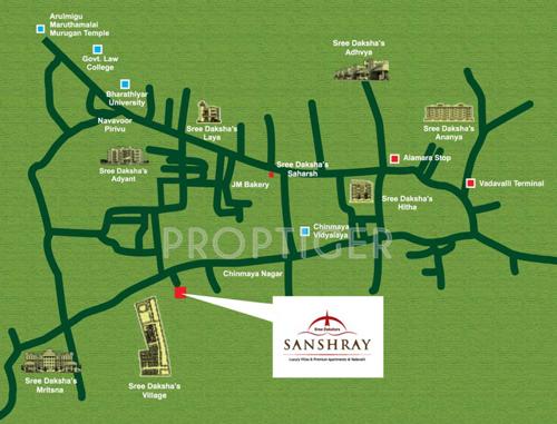  sanshray-phase-i Images for Location Plan of Sree Daksha Sanshray Phase I
