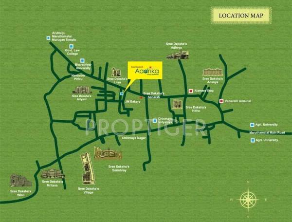 Images for Location Plan of Sree Daksha Aadrika Images for Location Plan of Sree Daksha Aadrika