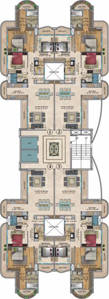 Vrindavan Cluster Plan from 1st to 11th Floor vinayak-nirman-group vrindavan Vrindavan Cluster Plan from 1st to 11th Floor