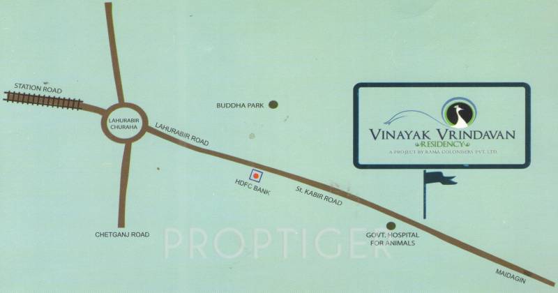 vinayak-nirman-group vrindawan Location Plan