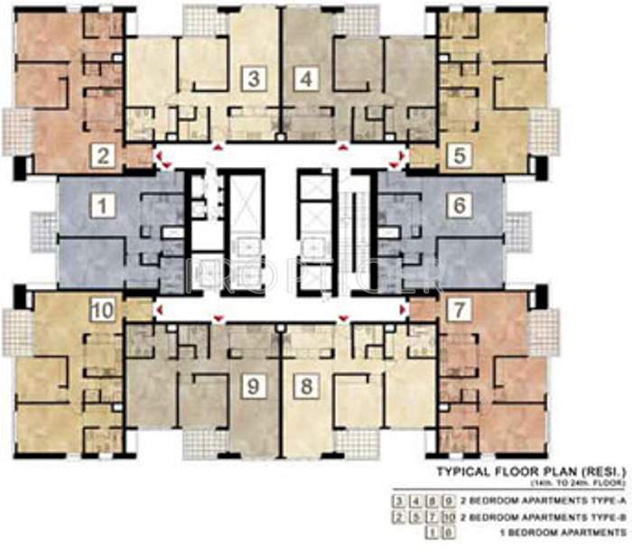 Images for Cluster Plan of ETA The Palladium
