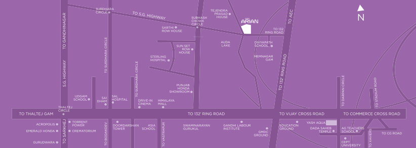 yash arian Location Plan