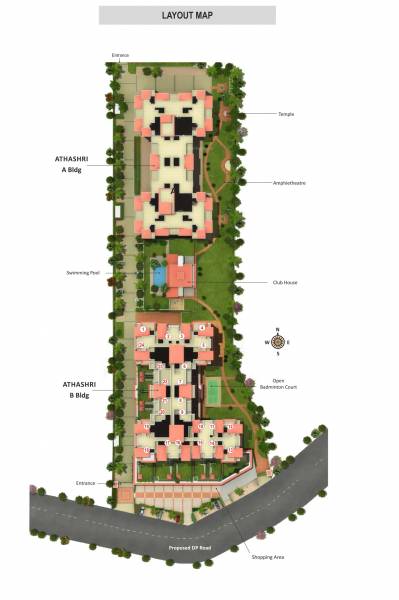  athashri Images for Layout Plan of Paranjape Athashri