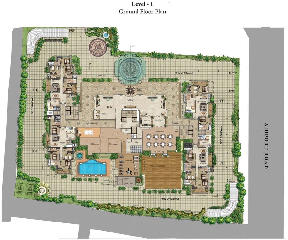 Images for Cluster Plan of Prestige Leela Residences