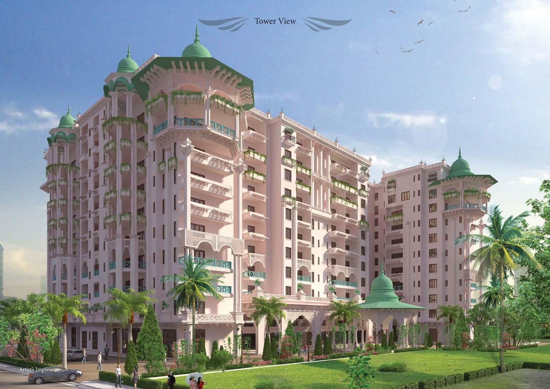 Main Elevation Image 1 Of Prestige Group Leela Residences, Unit ...