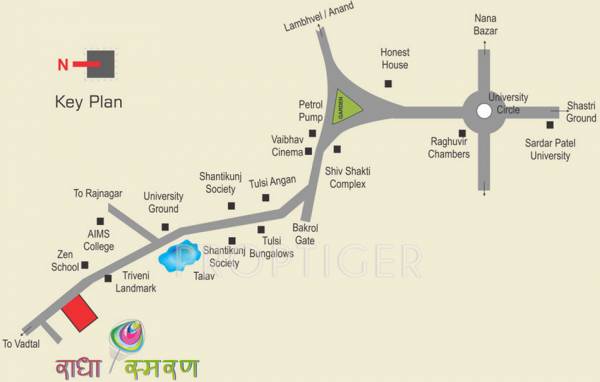 ashirvad-construction radha-smaran Location Plan