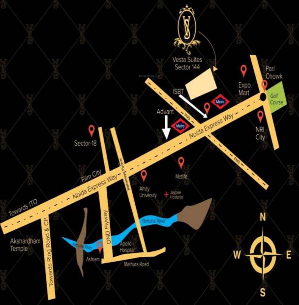 Images for Location Plan of Unnati Vesta Suites
