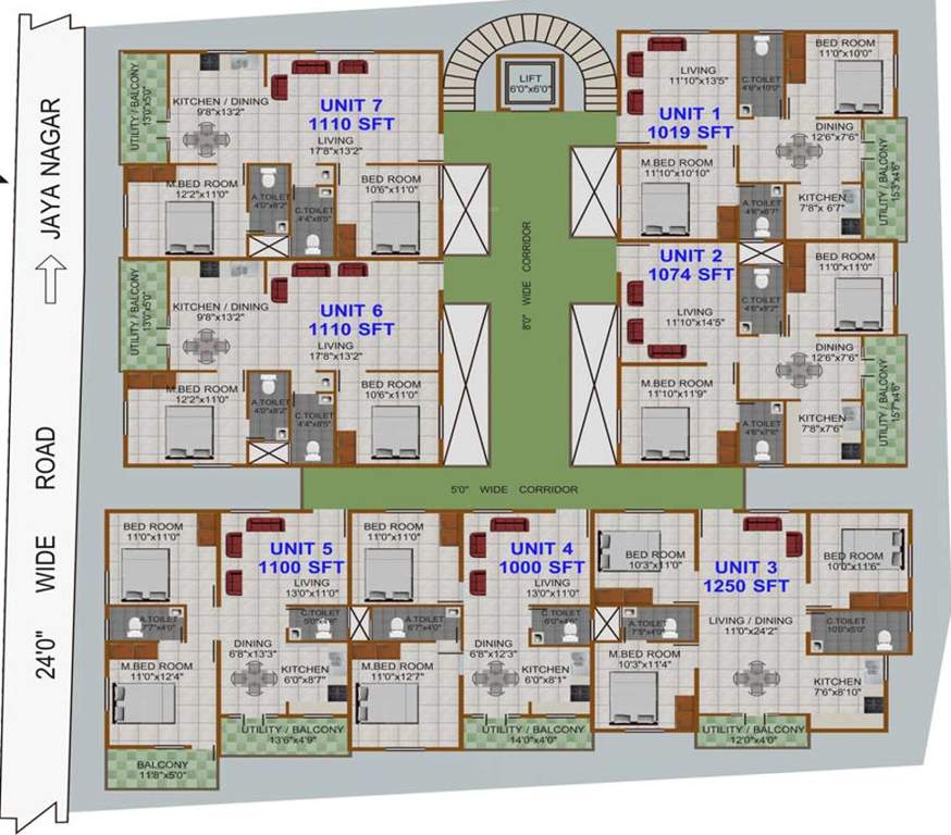 Images for Cluster Plan of Prabhavathi Sri Krishna