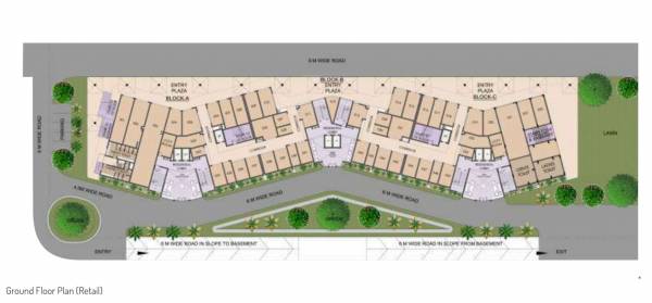 Block A,B,C Cluster Plan for ground Floor royal-residency Block A,B,C Cluster Plan for ground Floor