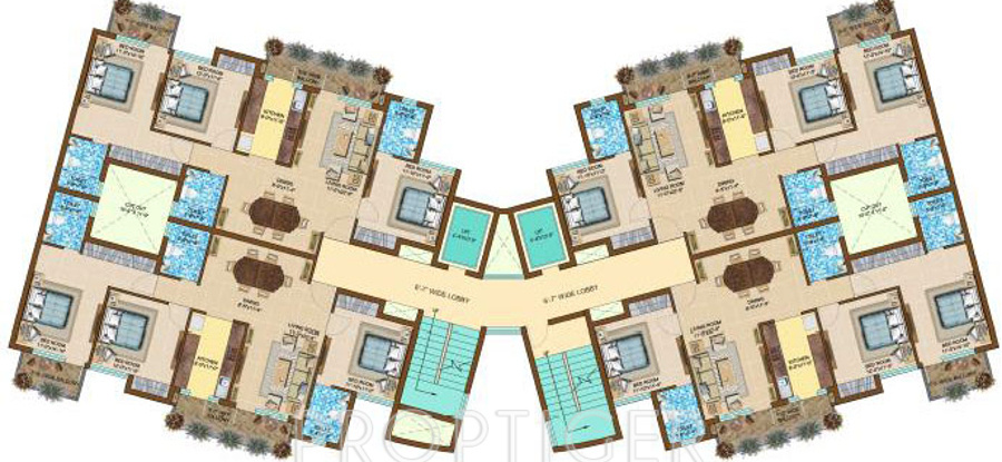  royal residency Block A Cluster Plan