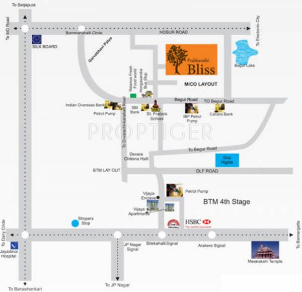 Images for Location Plan of Prabhavathi Bliss I Images for Location Plan of Prabhavathi Bliss I