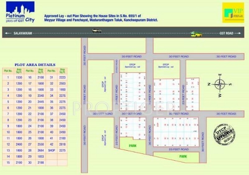 vip housing and properties platinum city Layout Plan