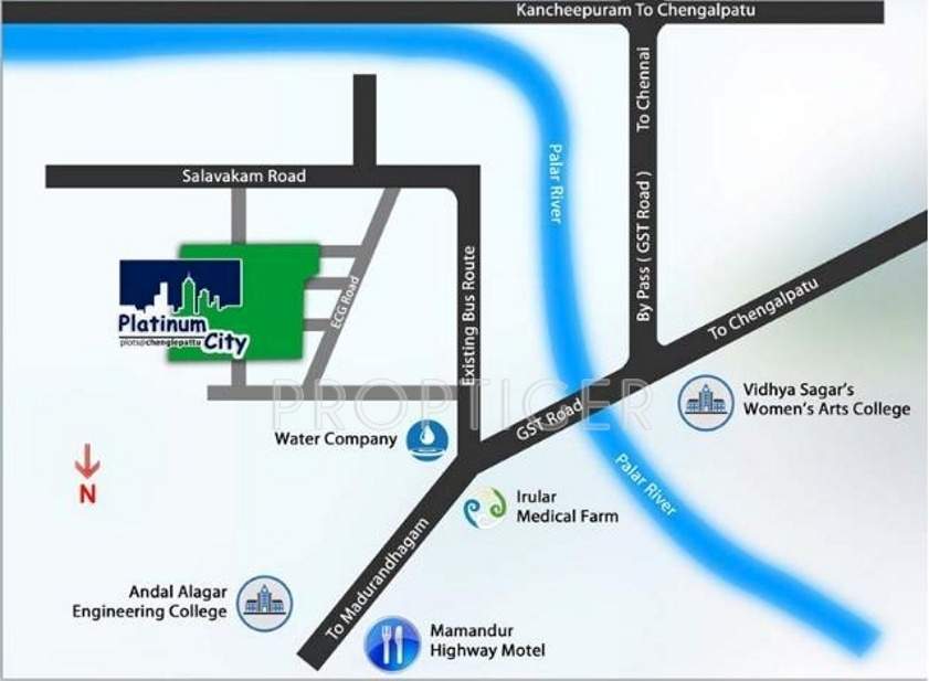 vip housing and properties platinum city Location Plan