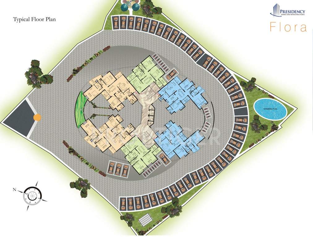 flora Images for Cluster Plan of Presidency Flora