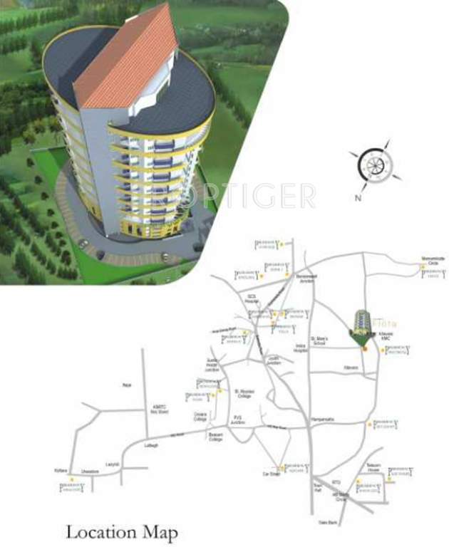 flora Images for Location Plan of Presidency Flora