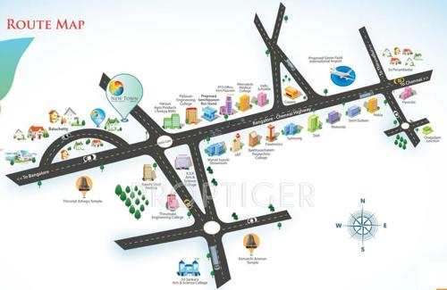 vip-housing-and-properties new-town-phase-ii Location Plan