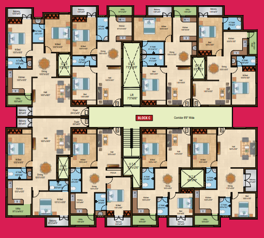  shravya Block A1 Cluster Plan