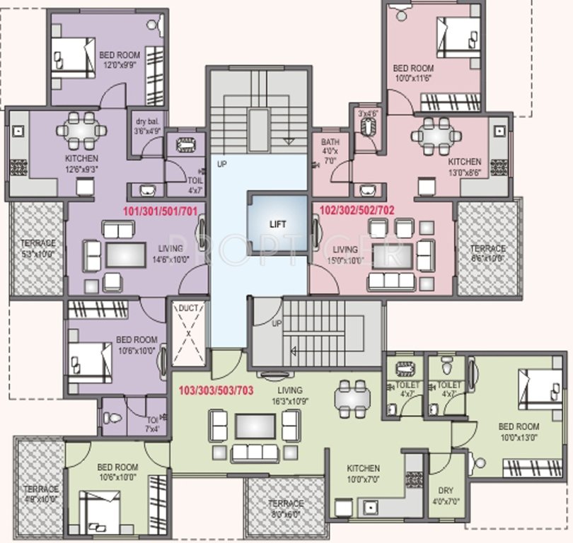 Images for Cluster Plan of RK Lunkad Housing Company Punya Bhumi