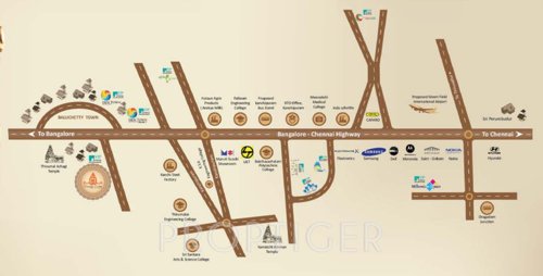 vip-housing-and-properties temple-town Location Plan