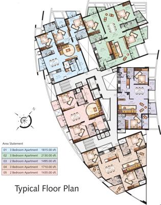 Images for Cluster Plan of Presidency Sky Court