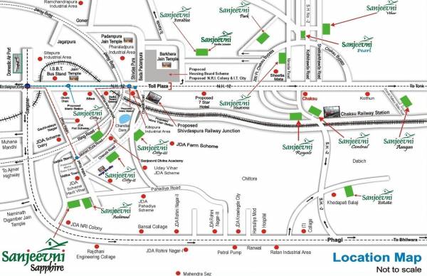 Images for Location Plan of Sanjeevni Sapphire