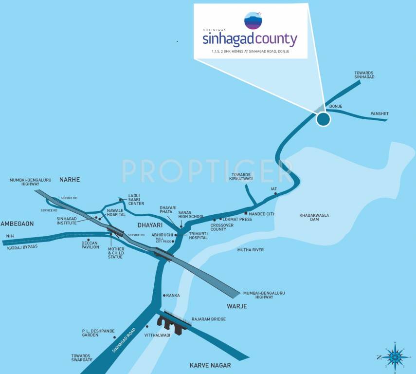Images for Location Plan of Darode Shriniwas Sinhagad County