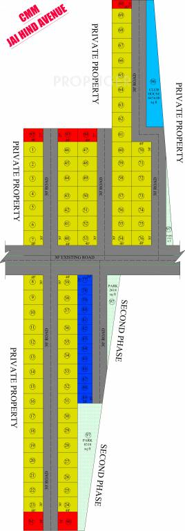 Images for Layout Plan of CMM Jai Hind Avenue