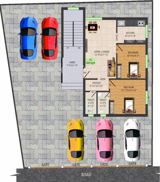 Images for Cluster Plan of Infraz Sahana