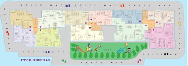  belvedere Block A, B, C Cluster Plan from 1st to 4th Floor